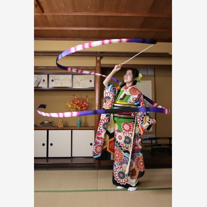 スマイルハンターが出張撮影した家族写真(キッズ,ベビーフォト)などが写った「成人式フォト」の家族写真