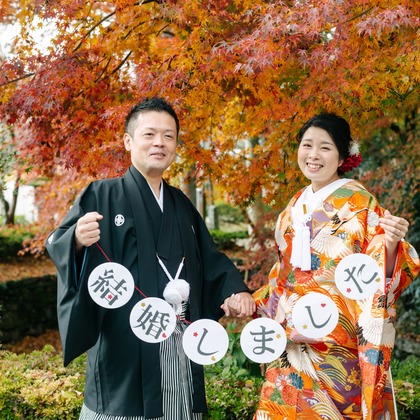 LARA LILYが撮影した「結婚式前撮り(福岡県・秋月城)」の写真