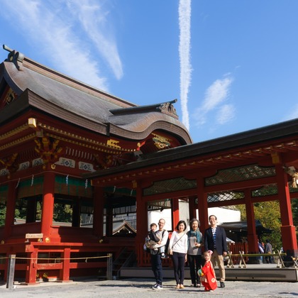 Aya Petite Photographyが出張撮影した「七五三出張撮影」の家族写真