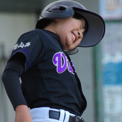 間地大輔が出張撮影した「学童野球」の家族写真