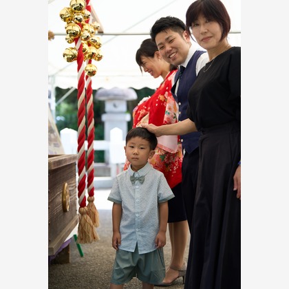 Actが撮影したお宮参りの写真