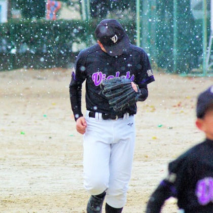 間地大輔が出張撮影した「学童野球」の家族写真