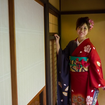 スマイルハンターが出張撮影した家族写真(キッズ,ベビーフォト)などが写った「成人式フォト」の家族写真