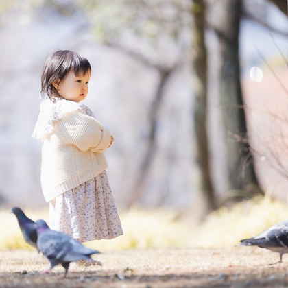 Minminが出張撮影したネクタイ, フラッシュ撮影, ジェスチャーが写った家族写真の出張撮影の写真