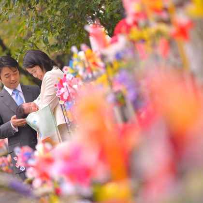 OUTDOOR STUDIOが出張撮影した「神社」の家族写真