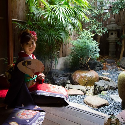 スマイルハンターが出張撮影した家族写真(キッズ,ベビーフォト)などが写った「成人式フォト」の家族写真