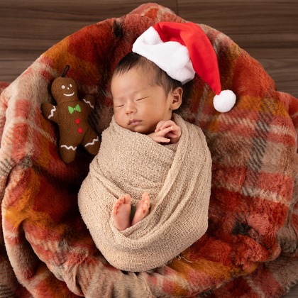 木村知佳が撮影したニューボーンフォト/家族写真の出張撮影/お宮参りの写真