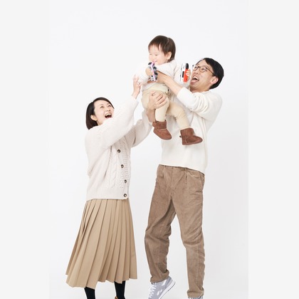 森田寫眞館が出張撮影した「ファミリー」の家族写真