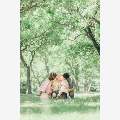 外山和希が撮影した家族写真の出張撮影の写真