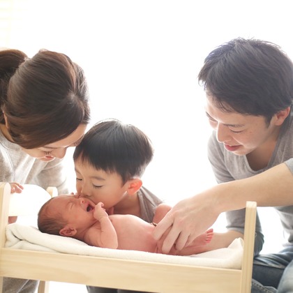 出張撮影HUG TIMEが撮影したスタジオ撮影の写真