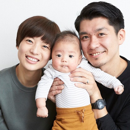 岩瀬泰治が撮影した家族写真の出張撮影の写真