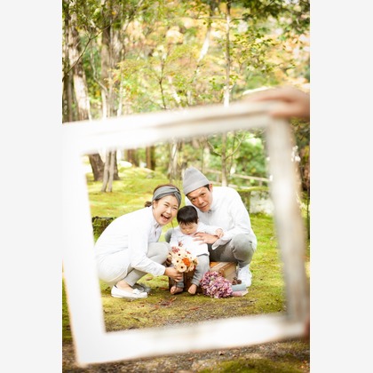 アトリエカーシャが撮影した家族写真の出張撮影の写真