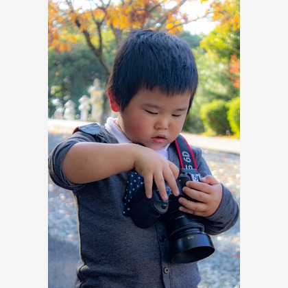 時の記録者が撮影した七五三フォトの写真