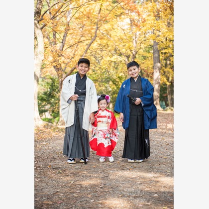 ProPhotos Japanが出張撮影した家族旅行, 七五三衣装, 秋が写った家族写真の出張撮影の写真