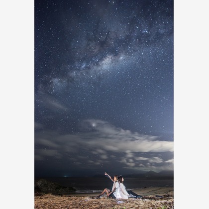 スマイルケアンズが撮影した「ケアンズの星空ビーチフォト」の写真