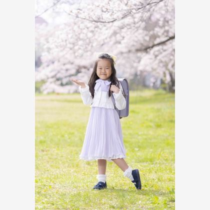 たきざわ めぐみが出張撮影した「入学式」の家族写真