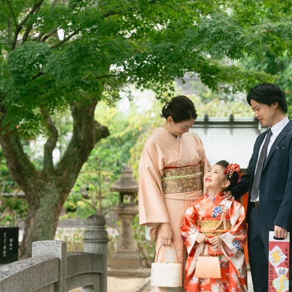 Tatsuyaが出張撮影した家族写真(キッズ,ベビーフォト)などが写った「七五三撮影（神戸 生田神社）」の家族写真