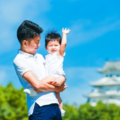 フォトタイムズが撮影した家族写真の出張撮影/七五三フォト/お宮参り/旅行先の記念撮影の写真