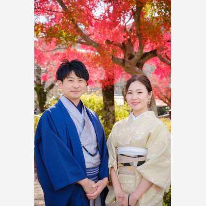 高夏写真店が撮影した「和装での前撮り」の写真