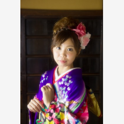 スマイルハンターが出張撮影した家族写真(キッズ,ベビーフォト)などが写った「成人式フォト」の家族写真