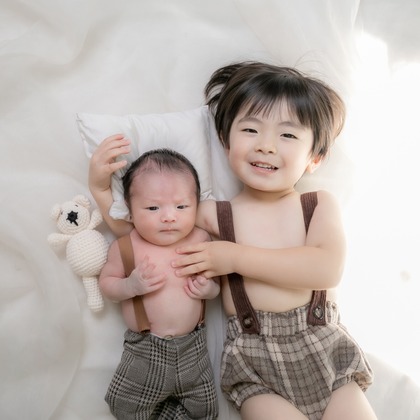 隈元智子が撮影したニューボーンフォトの写真