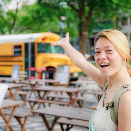 ちずカメラが撮影した人物撮影の写真