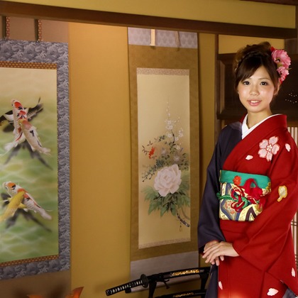 スマイルハンターが出張撮影した家族写真(キッズ,ベビーフォト)などが写った「成人式フォト」の家族写真