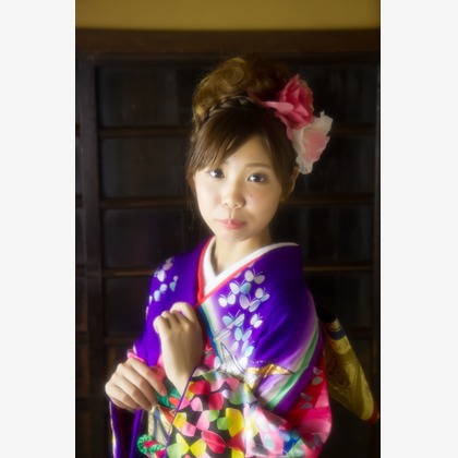 スマイルハンターが出張撮影した家族写真(キッズ,ベビーフォト)などが写った「成人式フォト」の家族写真