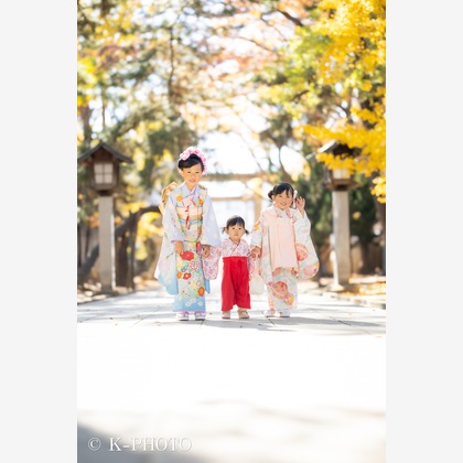 大森光太郎・K-PHOTOが出張撮影した「七五三撮影」の家族写真