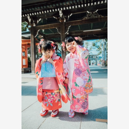 田中紫奈が撮影したお宮参りの写真