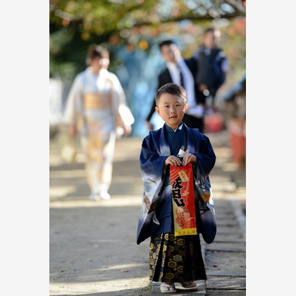 スタジオファンタスが出張撮影した家族旅行, 子供たち, 顎が写った七五三フォトの写真