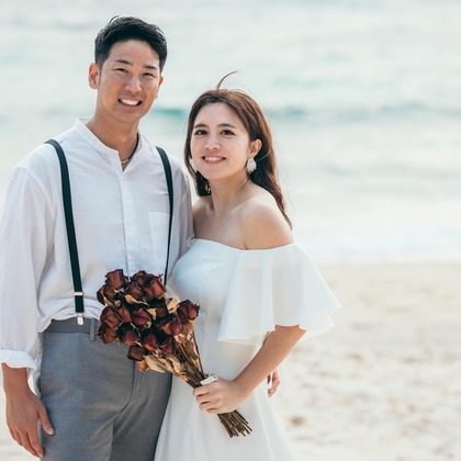 ポートレート沖縄が撮影した「ビーチフォトウエディング」の写真