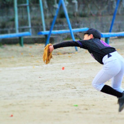 間地大輔が出張撮影した「学童野球」の家族写真