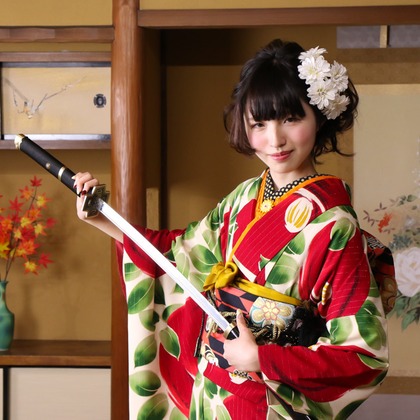 スマイルハンターが出張撮影した家族写真(キッズ,ベビーフォト)などが写った「成人式フォト」の家族写真