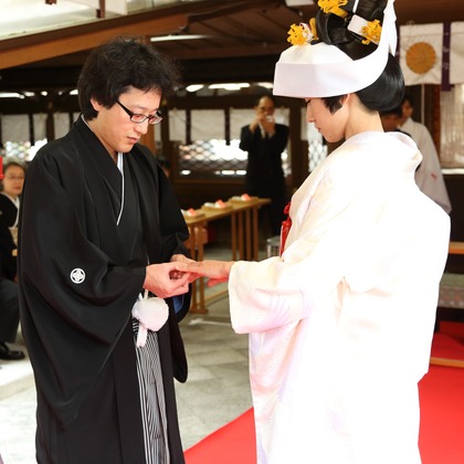 京都・中尾写真場が撮影した「挙式ライブフォト」の写真