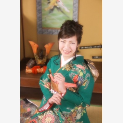 スマイルハンターが出張撮影した家族写真(キッズ,ベビーフォト)などが写った「成人式フォト」の家族写真