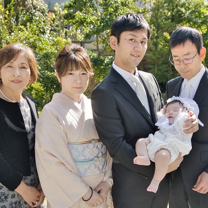 naru2photoが出張撮影した「初宮撮影」の家族写真