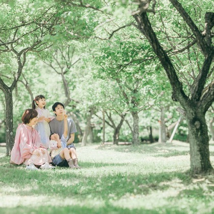 外山和希が撮影した家族写真の出張撮影の写真