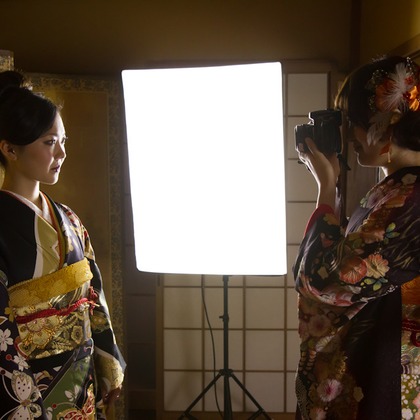 スマイルハンターが出張撮影した家族写真(キッズ,ベビーフォト)などが写った「成人式フォト」の家族写真