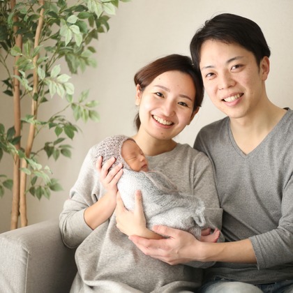 出張撮影HUG TIMEが撮影したスタジオ撮影の写真