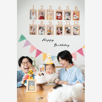 株式会社VISTA / VISTA Photographyが出張撮影した家族写真(キッズ,ベビーフォト)などが写った「ファミリーフォト」の家族写真