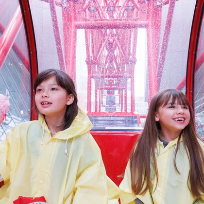 ちずカメラが出張撮影したワンピース, 荷物とバッグ, 赤ちゃん・幼児服が写った家族写真(キッズ,ベビーフォト)の写真