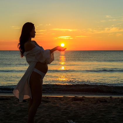 鬼塚 巧也が撮影した「マタニティフォト」の写真