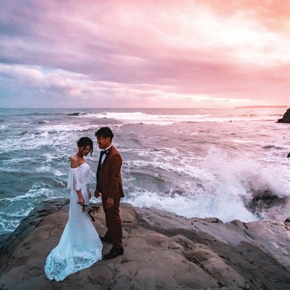kudophotoが撮影した「フォトウエディング＿海岸」の写真