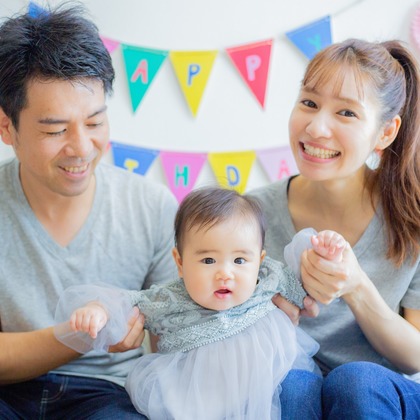 中井企画が出張撮影した「家族写真（愛知）」の家族写真