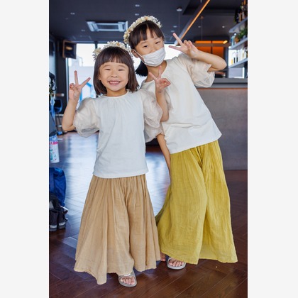 ちずカメラが出張撮影したワンピース, 荷物とバッグ, 赤ちゃん・幼児服などが写った「子供達」の家族写真