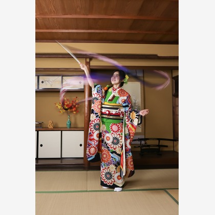 スマイルハンターが出張撮影した家族写真(キッズ,ベビーフォト)などが写った「成人式フォト」の家族写真