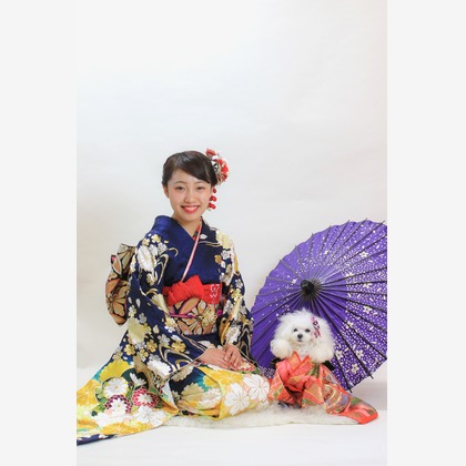 高橋 透（Coo&Sea STUDIO代表）が出張撮影したイヌ科, トイプードル, ペットが写った家族写真(キッズ,ベビーフォト)の写真