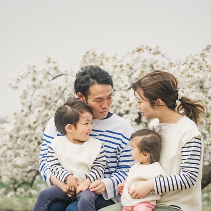 いしづか ちひろが撮影した家族写真の出張撮影の写真