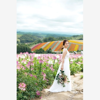 uno e creative act.が撮影した「富良野・美瑛　ロケーションフォトウェディング」の写真